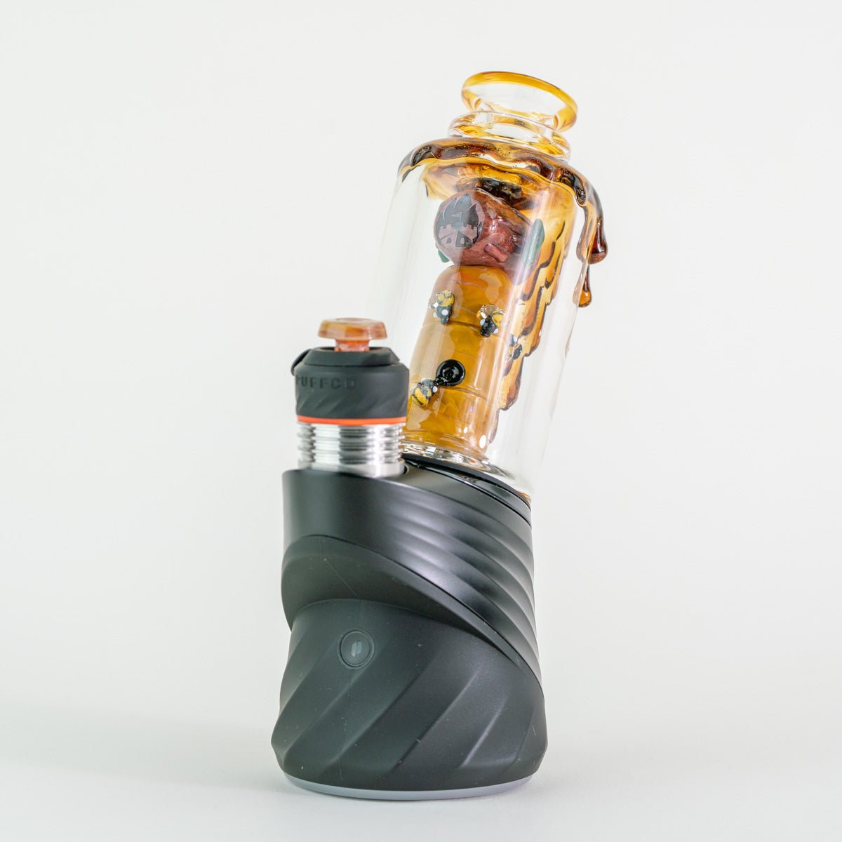 Empire Glassworks "Save the Bees" Glass Attachment for PuffCo Peak & Peak Pro - Discreet Smoker
