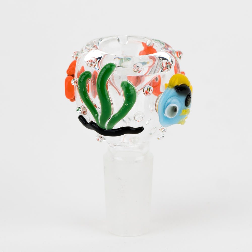 Empire Glassworks Under The Sea Bowl Piece - Discreet Smoker