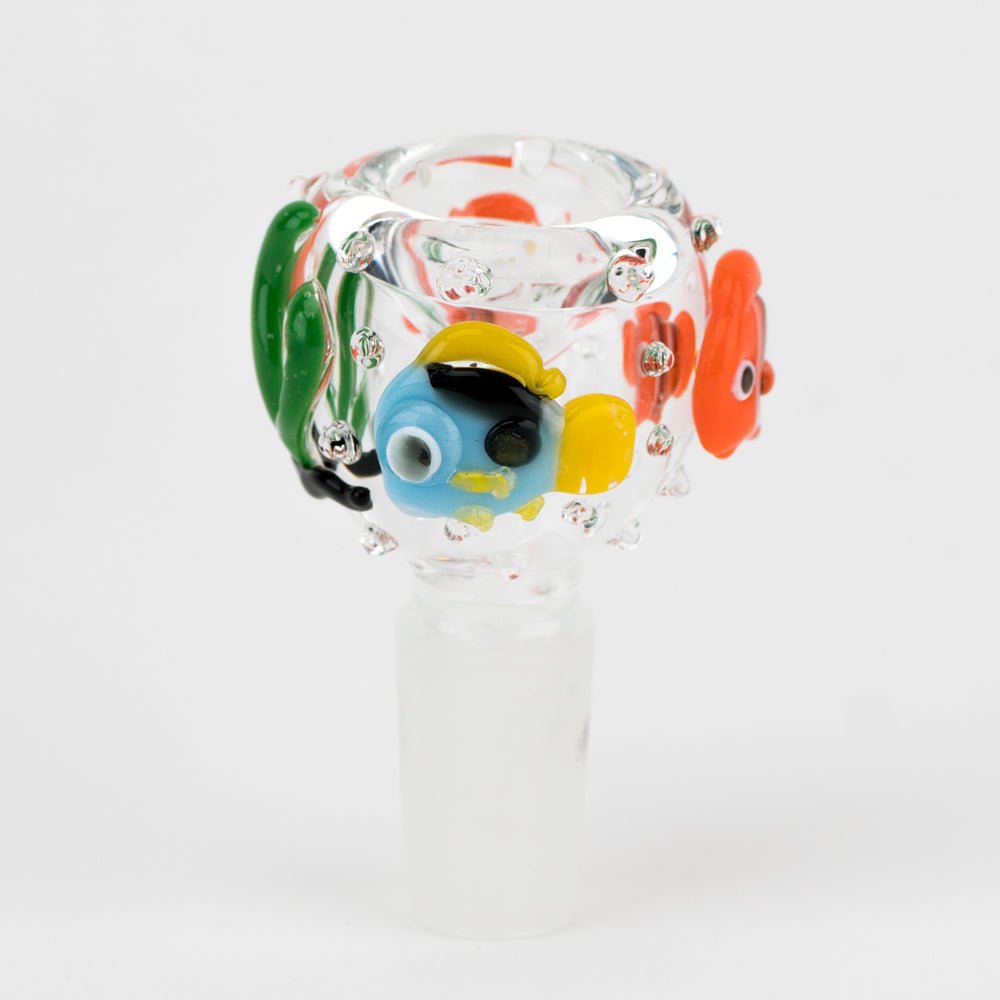 Empire Glassworks Under The Sea Bowl Piece - Discreet Smoker