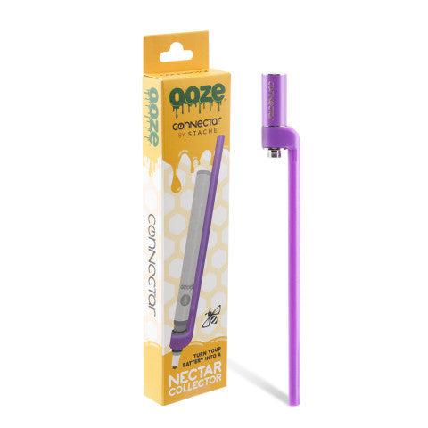 Ooze x Stache ConNectar - 510 Thread Dab Straw Vape Pen Attachment - Discreet Smoker