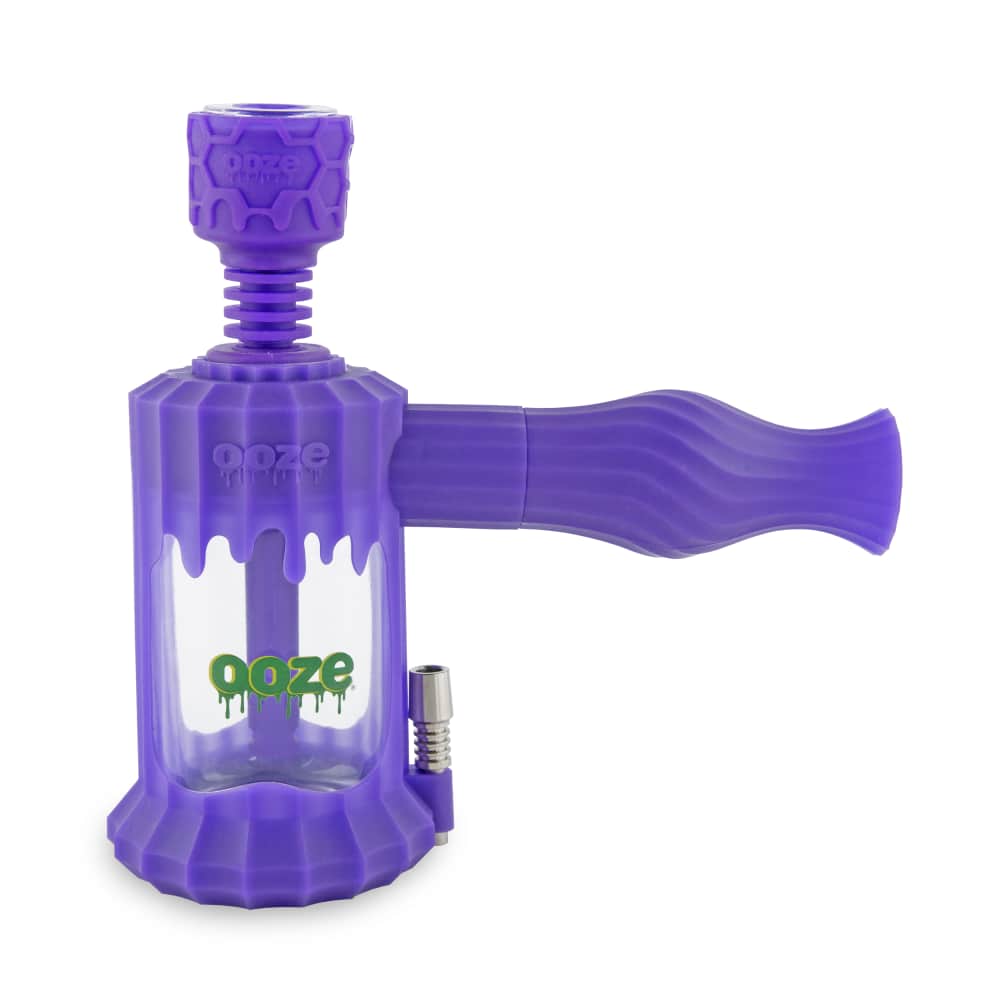 Ooze Clobb Silicone Water Pipe and Dab Straw - Discreet Smoker
