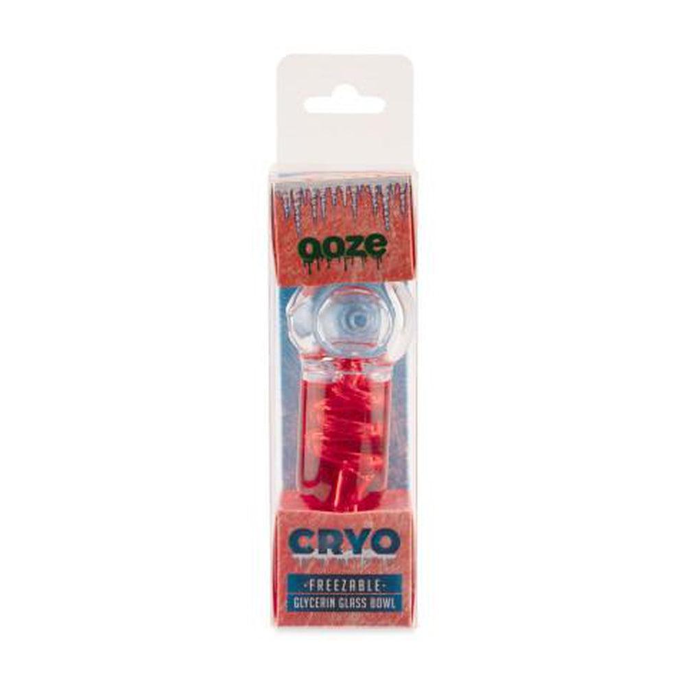 Ooze Cryo Freezable Glycerin Glass Bowl - Discreet Smoker
