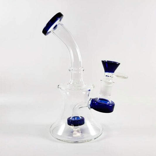 EXTENDED ROUND MOUTHPIECE MATRIX PERC RIG - Discreet Smoker
