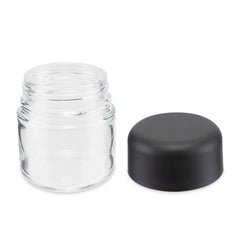 3oz Child Resistant Glass Jar and Cap 160ct Bulk - Discreet Smoker