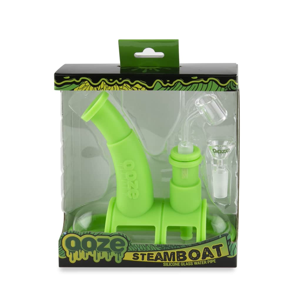 Ooze Steamboat Silicone Bubbler - Discreet Smoker