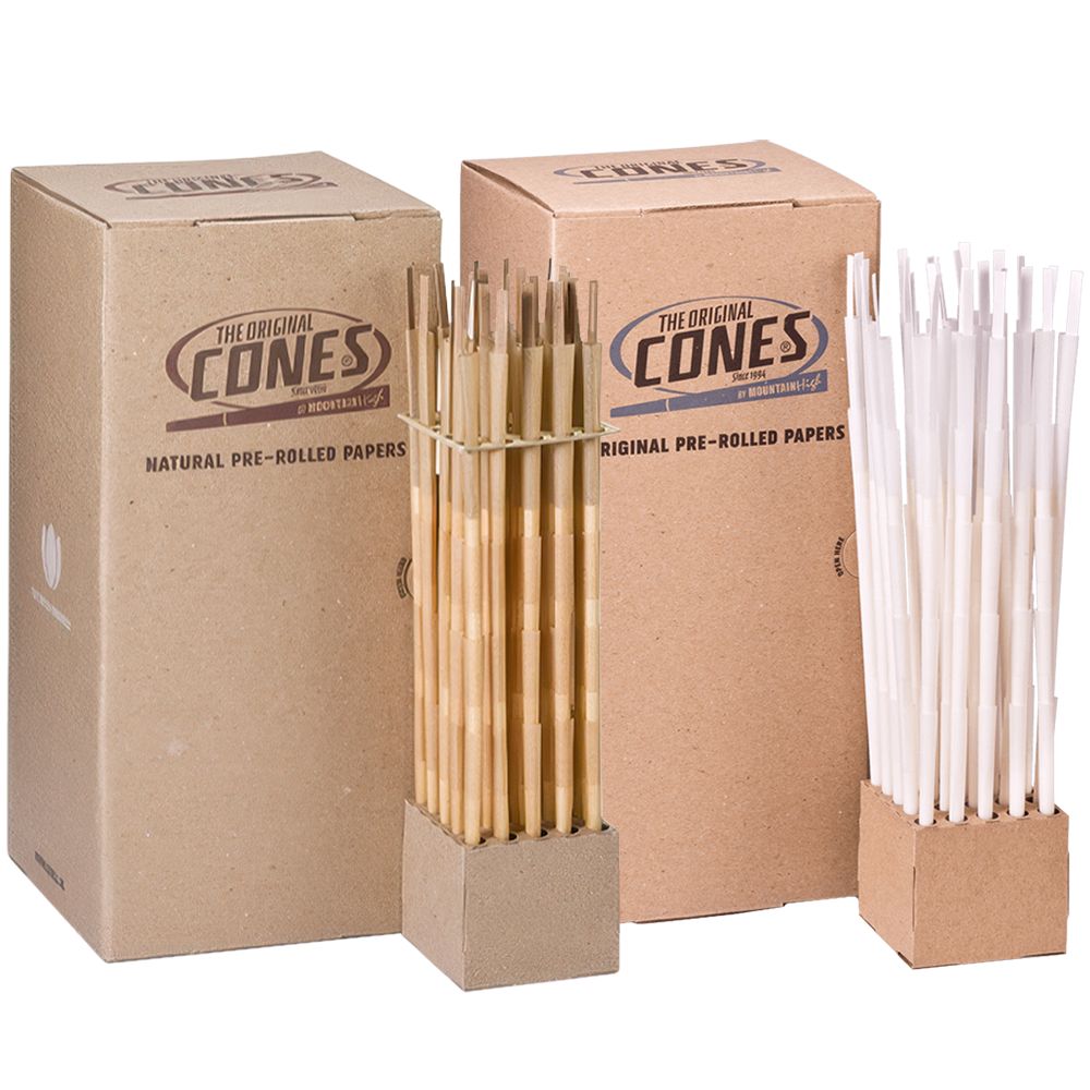 CONES by MountainHigh Cones | Reefer Size | 500pc Bulk Box - Discreet Smoker