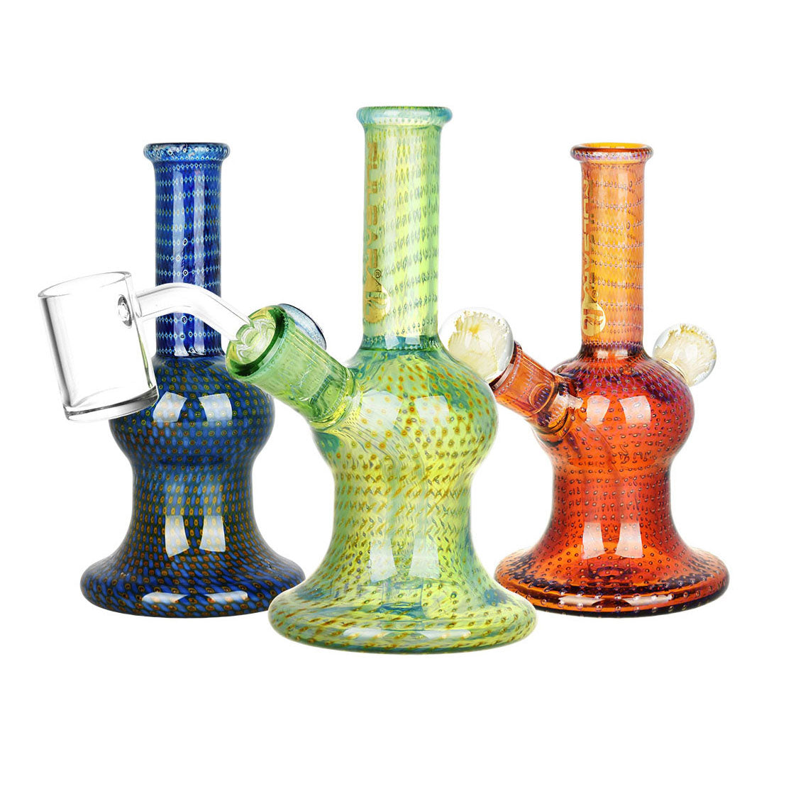 Pulsar Blooming Bubble Matrix Mini Dab Rig | 5.75" | 14mm F - Discreet Smoker
