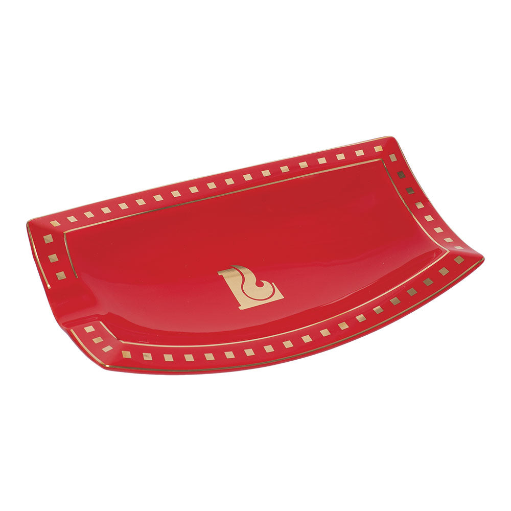 Lucienne Curved Rectangle Ceramic Cigar Ashtray | 8.75" x 5" - Discreet Smoker
