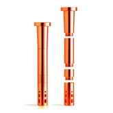 Chill - Unbreakable Aluminum Downstem - Orange - Discreet Smoker
