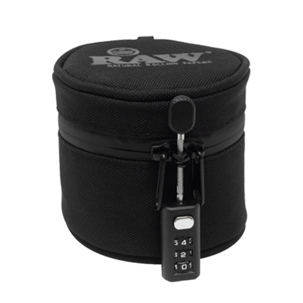 RAW Smell Proof Jar & Cozy w/ Lock - Discreet Smoker