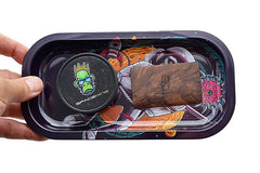 Space King 3D Holographic Slim Tray Kit (5 Designs) - Discreet Smoker