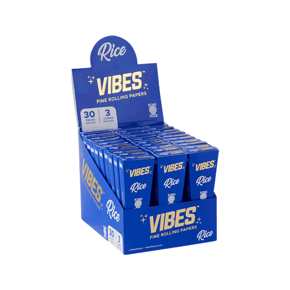 Vibes Cones Box - King Size - Discreet Smoker