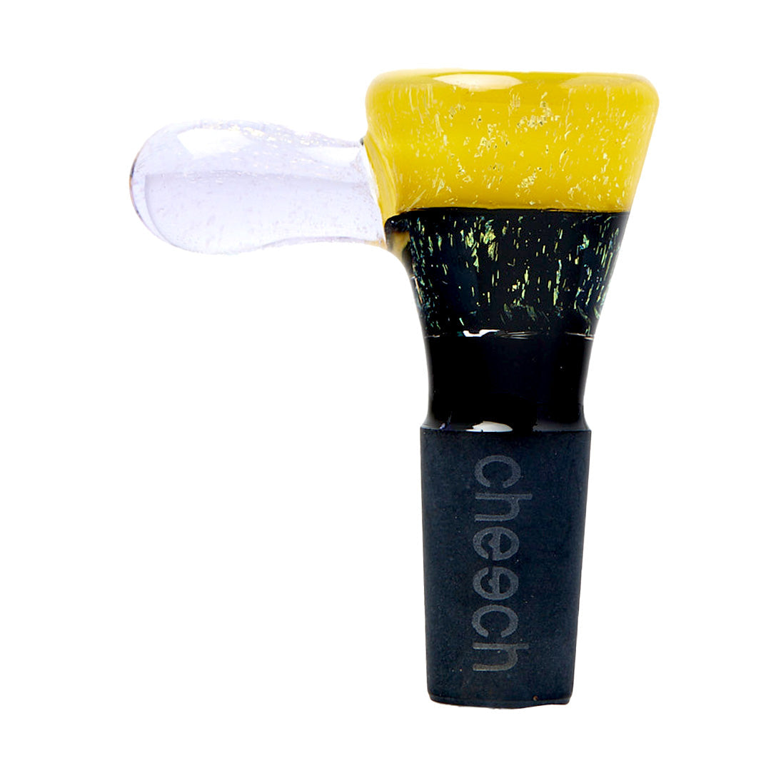 Cheech Glass 2" Transparent Dichro Glass Bowl - Discreet Smoker