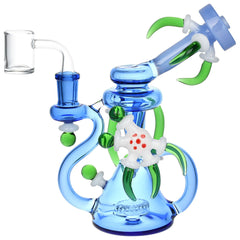 Claw's Caress Recycler Rig - 7" / 14mm F - Discreet Smoker