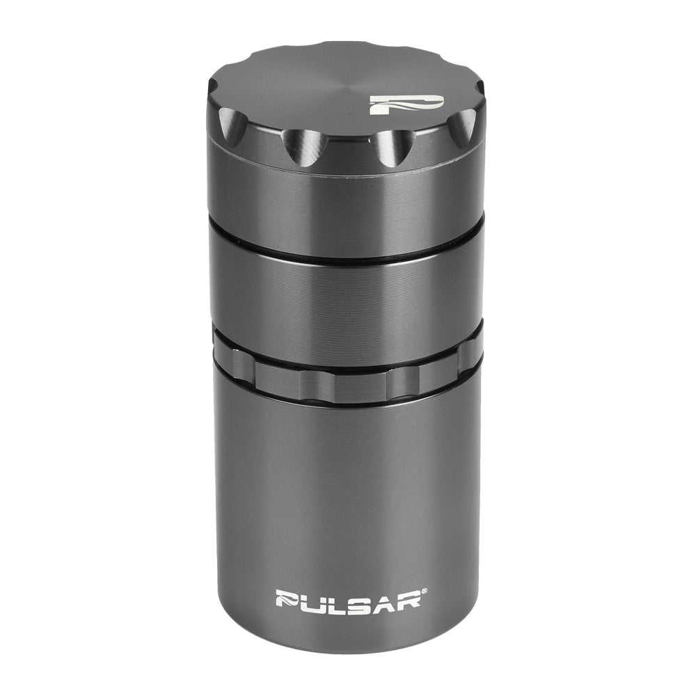 Pulsar Metal Storage Herb Grinder - Discreet Smoker