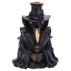 Plague Doctor Backflow Incense Burner - 7" - Discreet Smoker