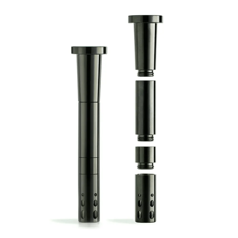 Chill - Unbreakable Aluminum Downstem - Black - Discreet Smoker