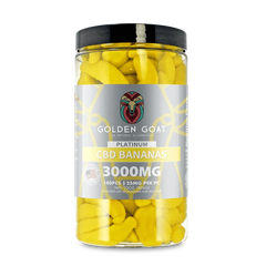 Platinum CBD Gummies 3000mg - Banana - Discreet Smoker