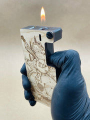 Hit Kit Flamethrower. Portable Joint + Lighter Case. - Discreet Smoker