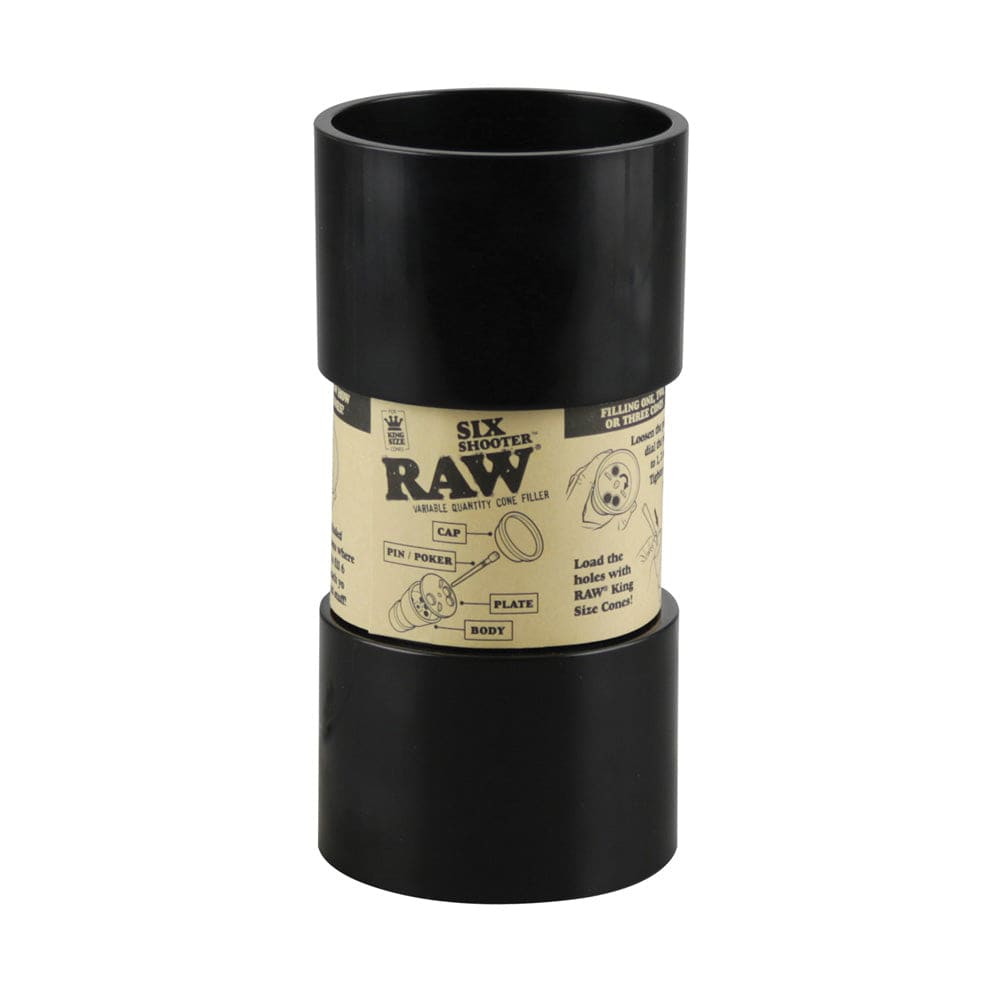 RAW Six Shooter Cone Filler - Discreet Smoker