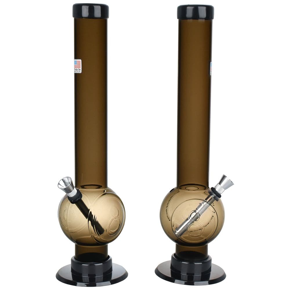 8-Ball Acrylic Water Pipe - 12" - Discreet Smoker