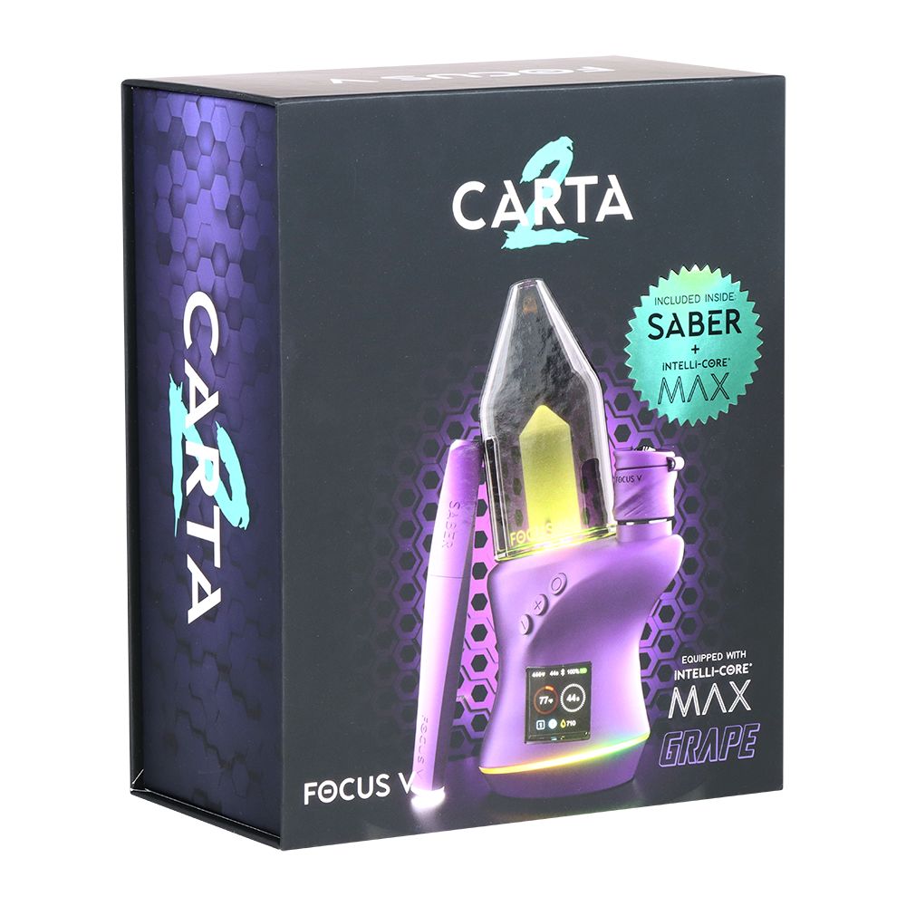 Focus V CARTA 2 eRig MAX Oil Atomizer & Saber Hot Knife Bundle | 2000mAh - Discreet Smoker