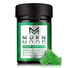Watermelon - 25mg CBD / 2mg THC (20ct) - Discreet Smoker