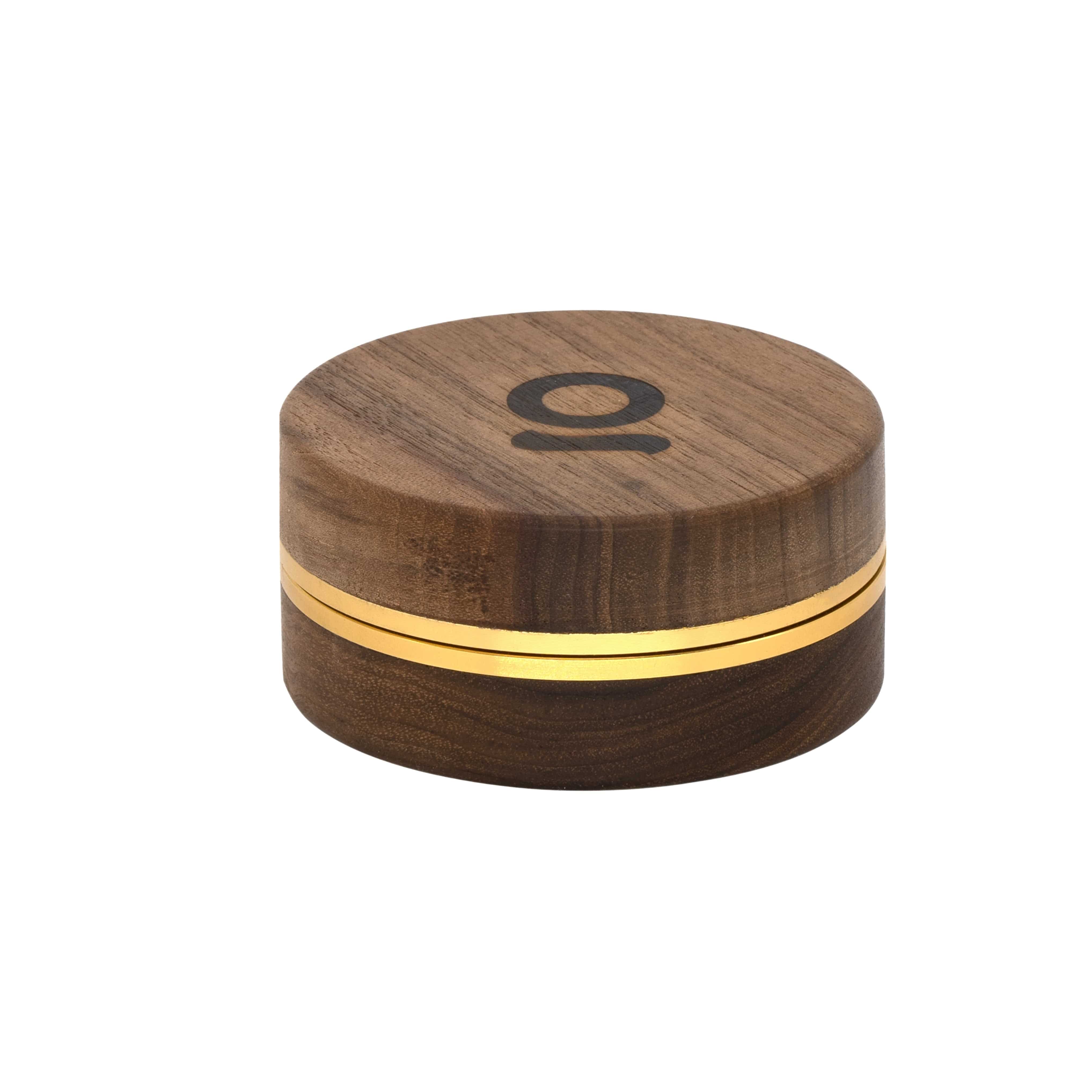 ONGROK 3 Inch, 2-Piece Walnut Grinder - Discreet Smoker