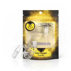 HONEY CHAMBER QUARTZ BANGER - 90° DEGREE | YL - Discreet Smoker