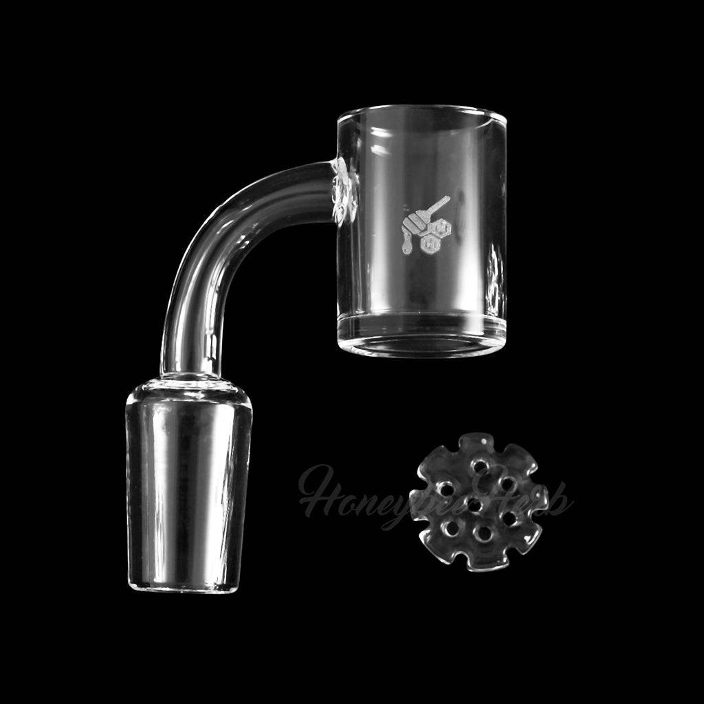 HONEY DISC QUARTZ BANGER - 90° DEGREE | YL - Discreet Smoker