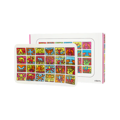 K. Haring Glass Rolling Tray