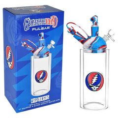 Grateful Dead x Pulsar Silicone & Glass Gravity Water Pipe - 11"/14mm F - Discreet Smoker