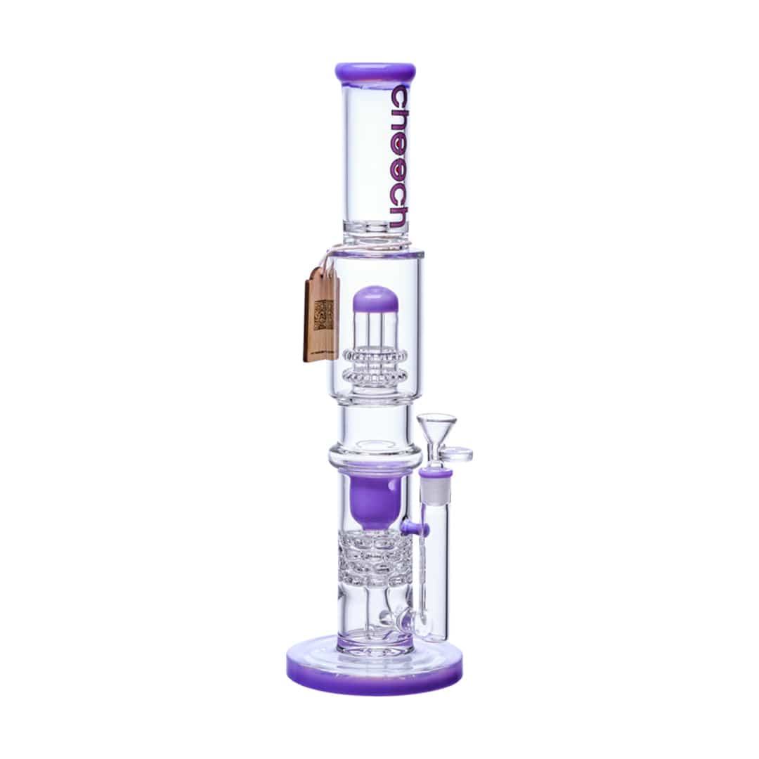 Cheech Glass 16" Shower Head Recycler Water Pipe - Discreet Smoker
