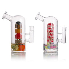 Fun Capsule Rig Glass Water Pipe - Discreet Smoker