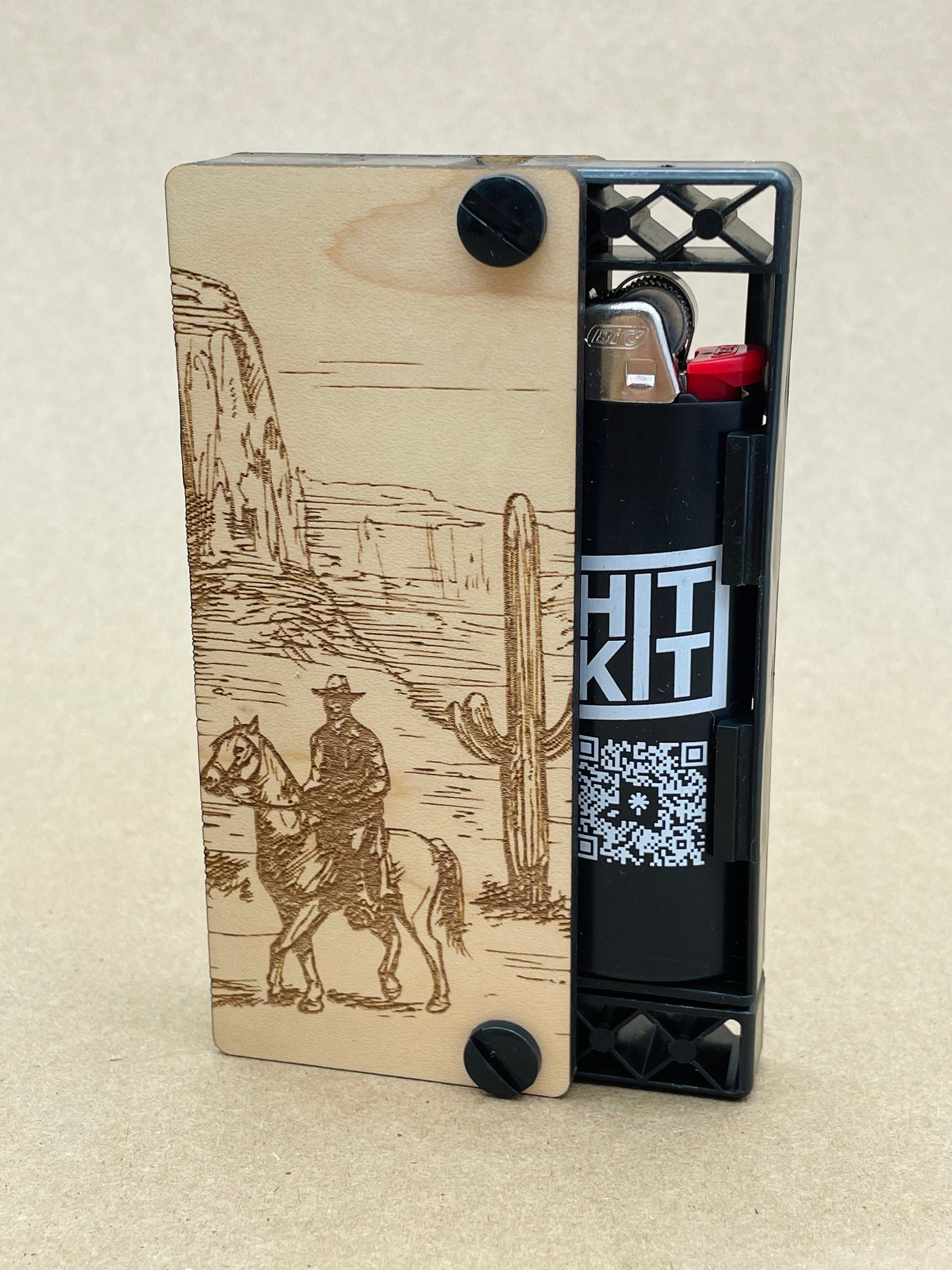 Hit Kit Swiss Kit  Portable Joint + Lighter Case.