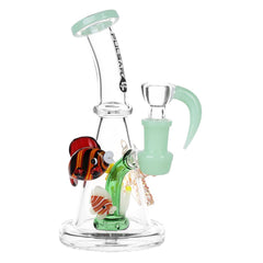 Pulsar Just Keep Swimming Glass Water Pipe - 6.5" / 14mm F - Discreet Smoker