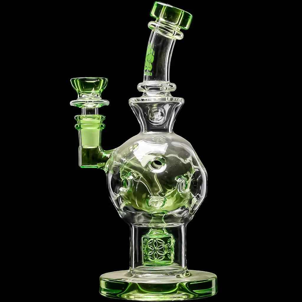 Calibear Exosphere Seed Of Life Dab Rig - Discreet Smoker