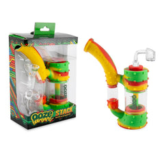 Ooze Stack Pipe Silicone Bubbler - Discreet Smoker