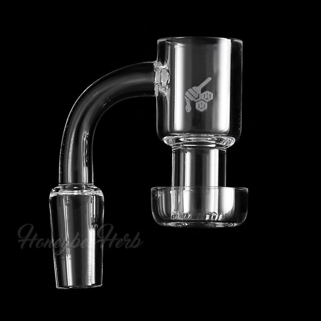 HONEYSUCKLE QUARTZ BANGER - 90° DEGREE | YL - Discreet Smoker