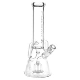 Pulsar Quad-Arm Mini Circ Perc Recycler Beaker Glass Water Pipe - 12" / 14mm F / Clear - Discreet Smoker
