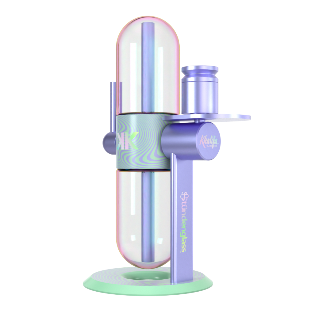 Khalifa x Stündenglass Gravity Infuser - Violet Sky / Mints - Discreet Smoker