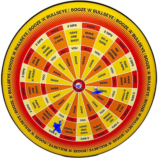 Booze 'A' Bullseye Magnetic Dart Game - Discreet Smoker
