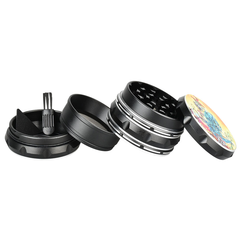Sean Dietrich Mushroom Lounge Grinder - 4pc / 2.25" - Discreet Smoker