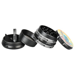 Sean Dietrich Mushroom Lounge Grinder - 4pc / 2.25" - Discreet Smoker