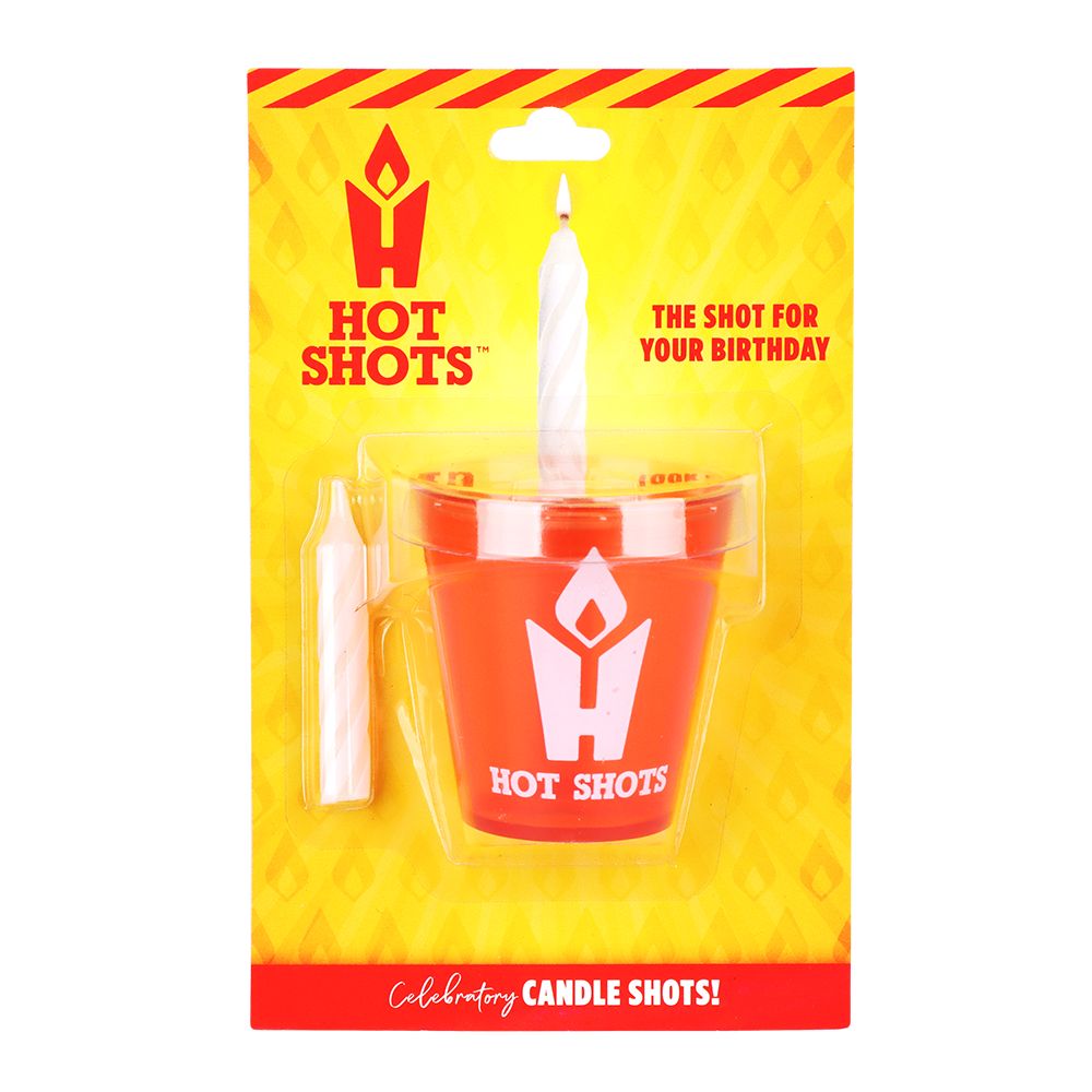 Hot Shots Birthday Candle Shot Glass - 2oz - Discreet Smoker