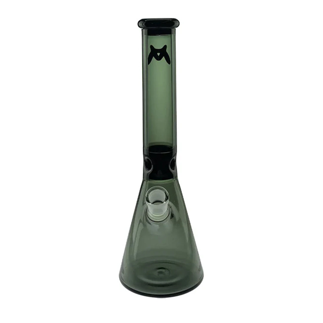 MAV 13.5" Mini Zebra Beaker Water Pipe - Discreet Smoker
