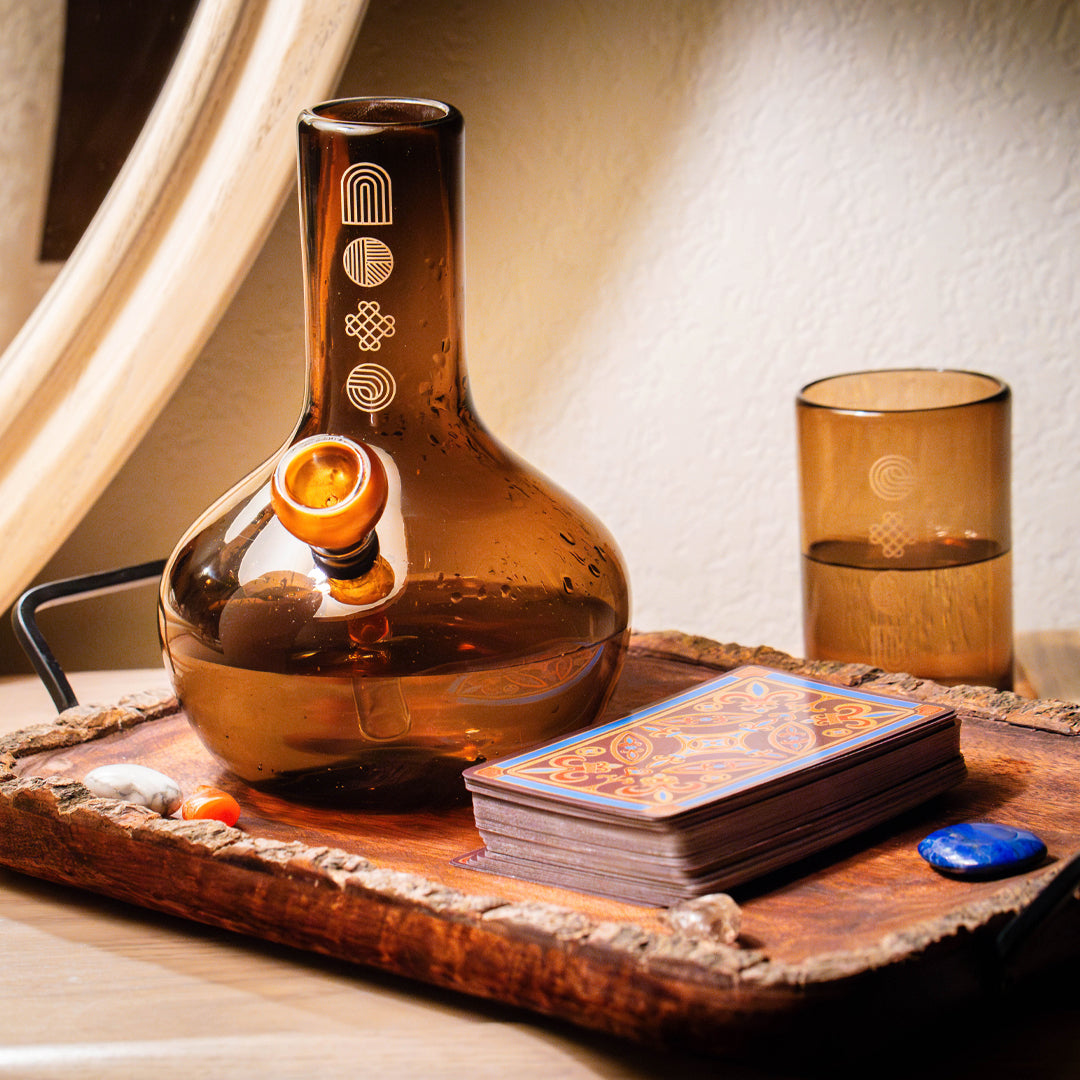 Higher Signature Vase Bong Set - Discreet Smoker