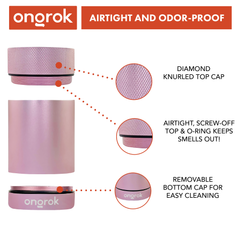 Ongrok Aluminum Metal Storage Jar - Discreet Smoker