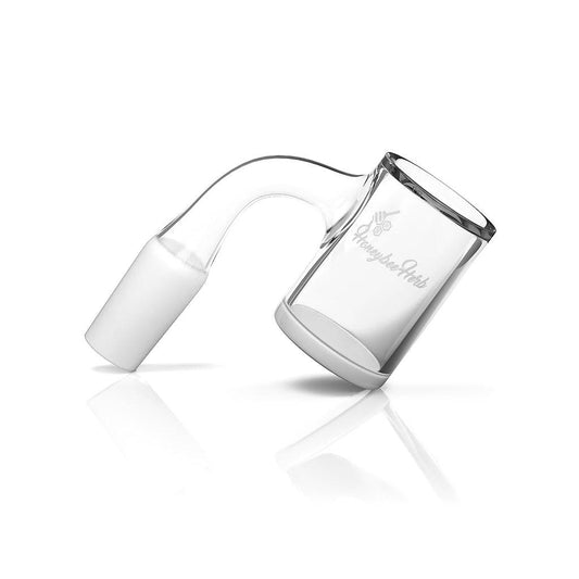 HONEY & MILK BEVEL QUARTZ BANGER- 90° DEGREE | BL - Discreet Smoker