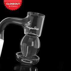 HONEYSUCKLE BUBBLE QUARTZ BANGER - 90° DEGREE | BL - Discreet Smoker